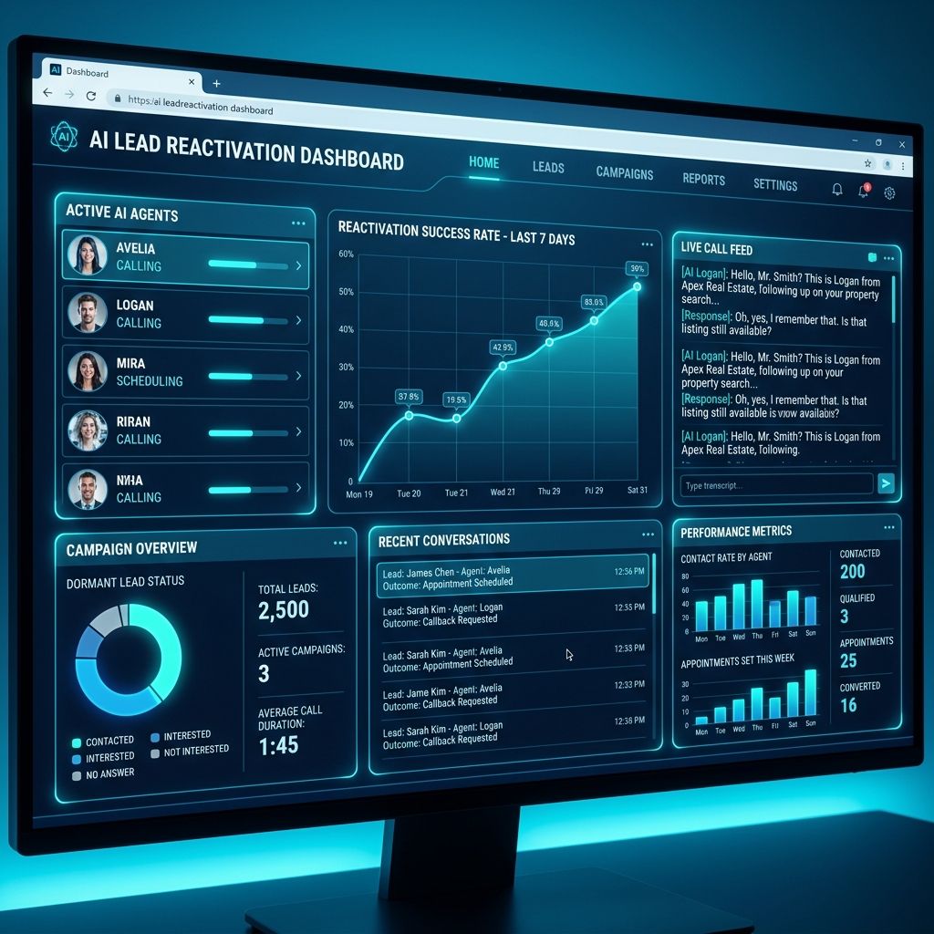 AI Real Estate Database Reactivation Dashboard